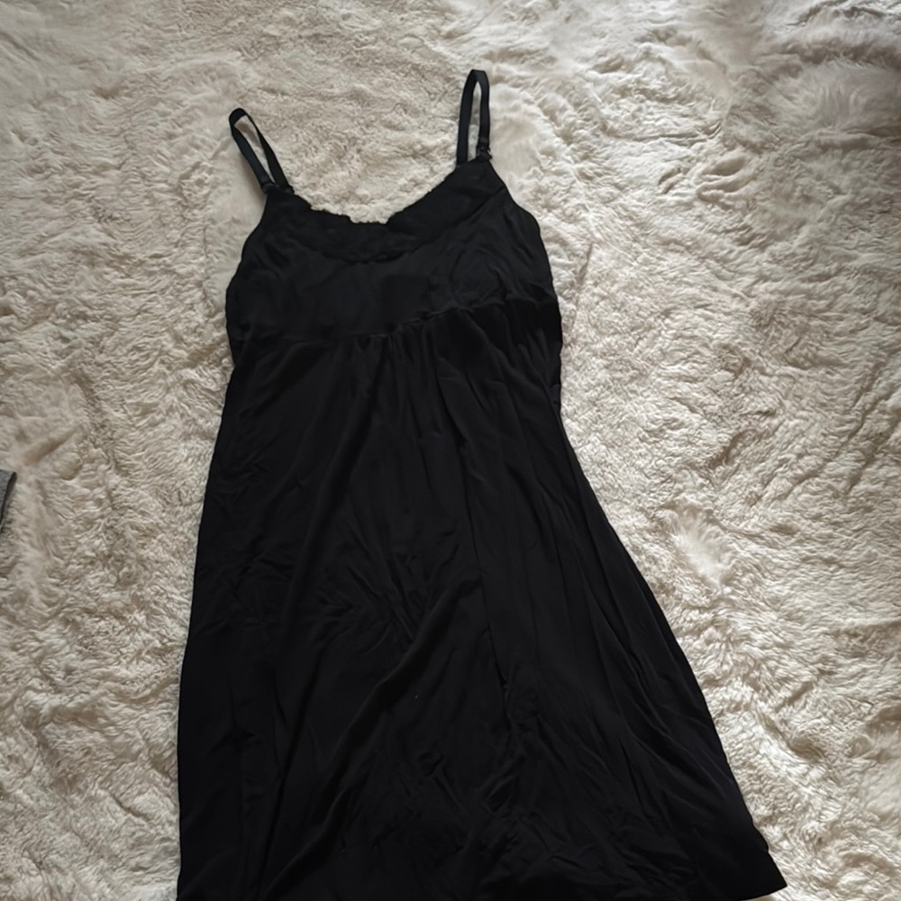 GAP Elegant Black Women's Nursing SleepDress